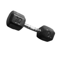 Halter Sextavado Texturizado (Pegada Cromada)